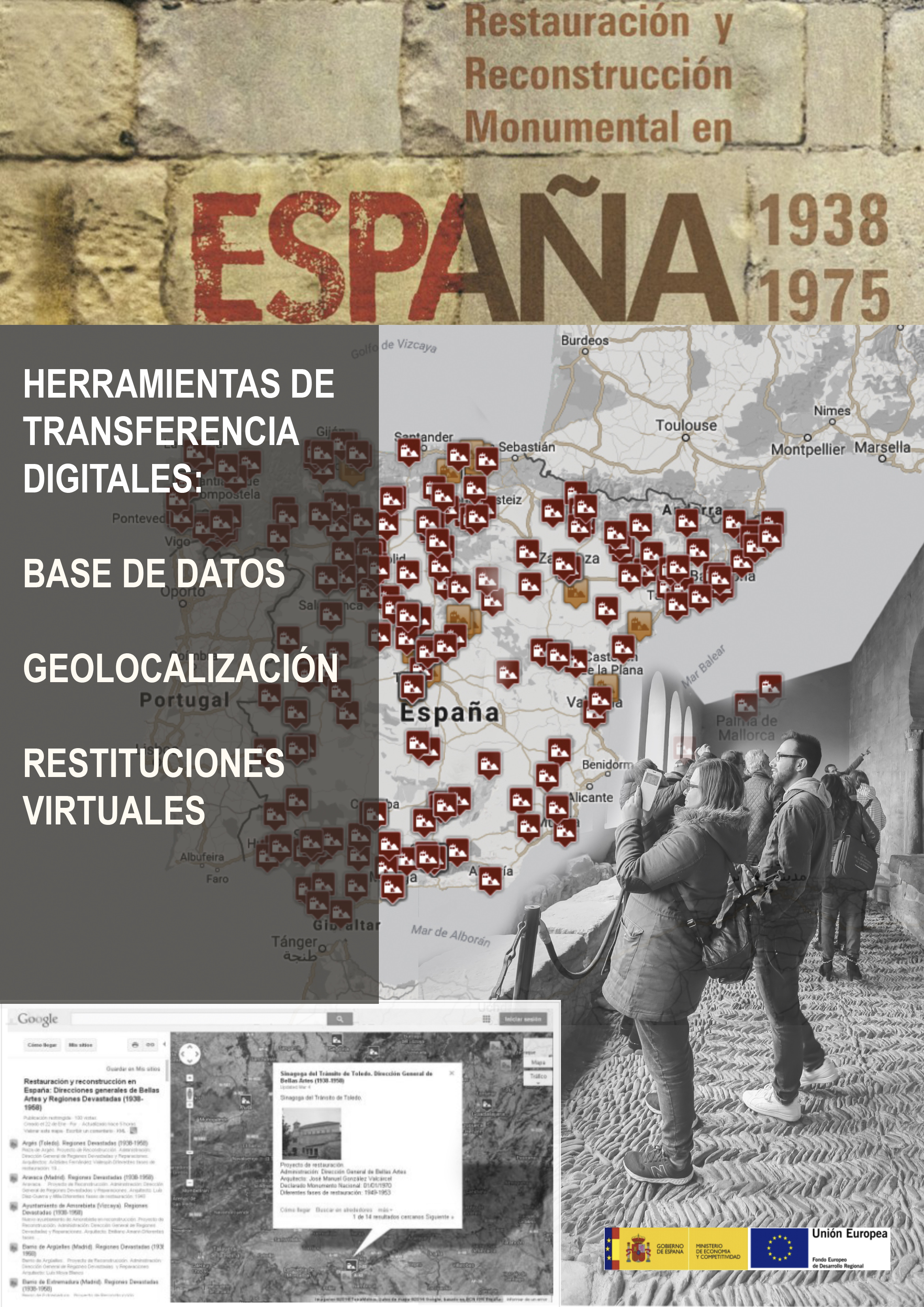 Herramientas digitales de transferencia de la investigación del proyecto Los Arquitectos Restauradores en la España del Franquismo